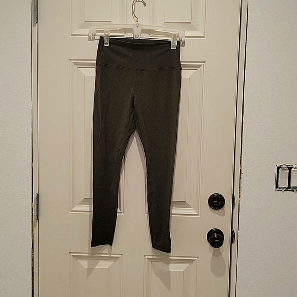 Super leggings dark green color